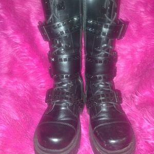 Dolls Kill/Current Mood black platform boots size 8 womens